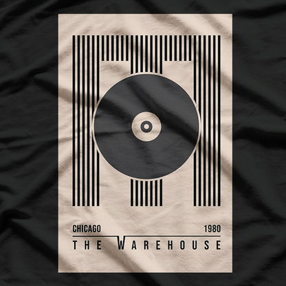 Vintage Chicago House Music Club Scene Graphic T-Shirt