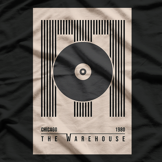 Vintage Chicago House Music Club Scene Graphic T-Shirt