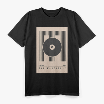 Vintage Chicago House Music Club Scene Graphic T-Shirt
