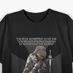 Cute Christian Cross with Bible Verse Design T-Shirt