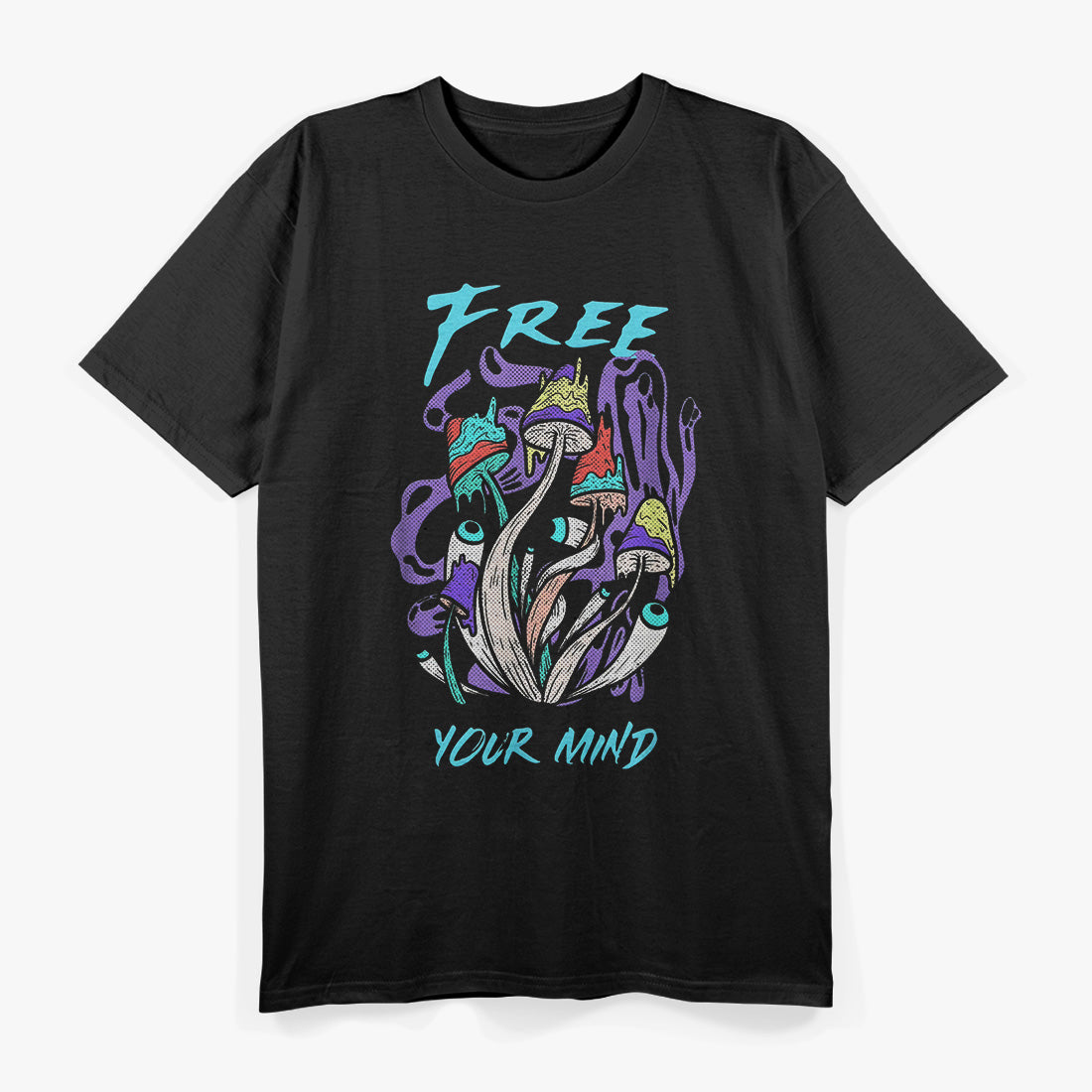 Free Your Mind: Trippy Psychedelic Mushroom T-Shirt