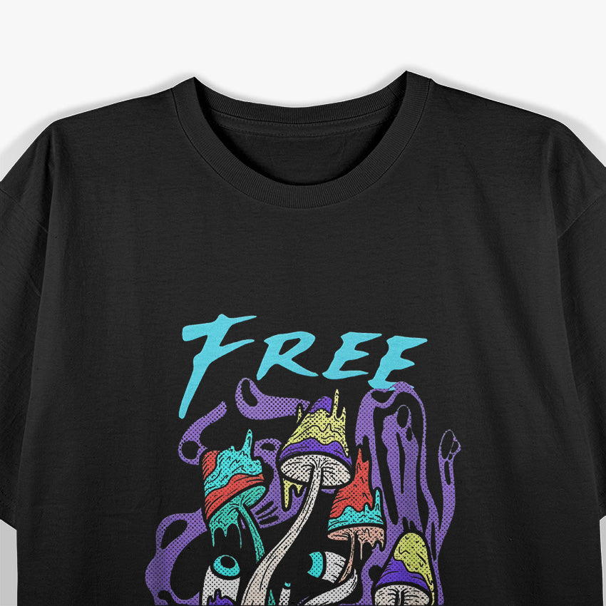 Free Your Mind: Trippy Psychedelic Mushroom T-Shirt