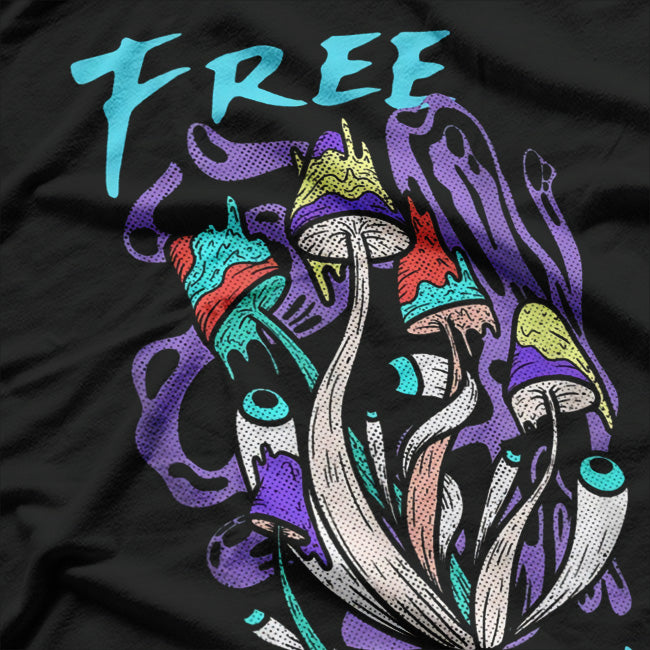 Free Your Mind: Trippy Psychedelic Mushroom T-Shirt