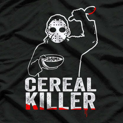 Funny Cereal Killer – Breakfast Humor Parody T-Shirt