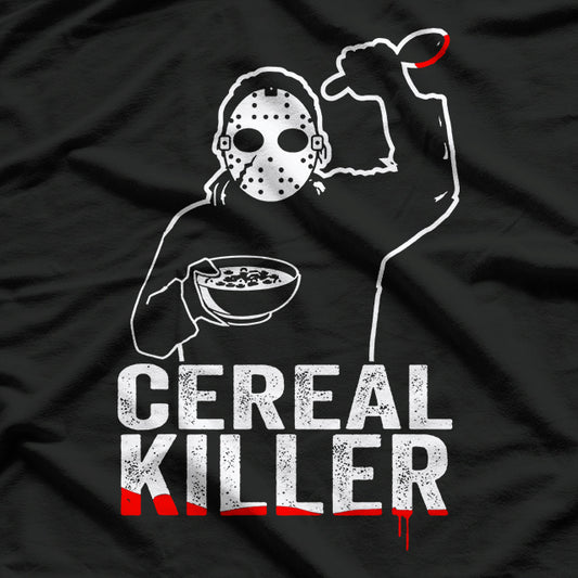 Funny Cereal Killer – Breakfast Humor Parody T-Shirt