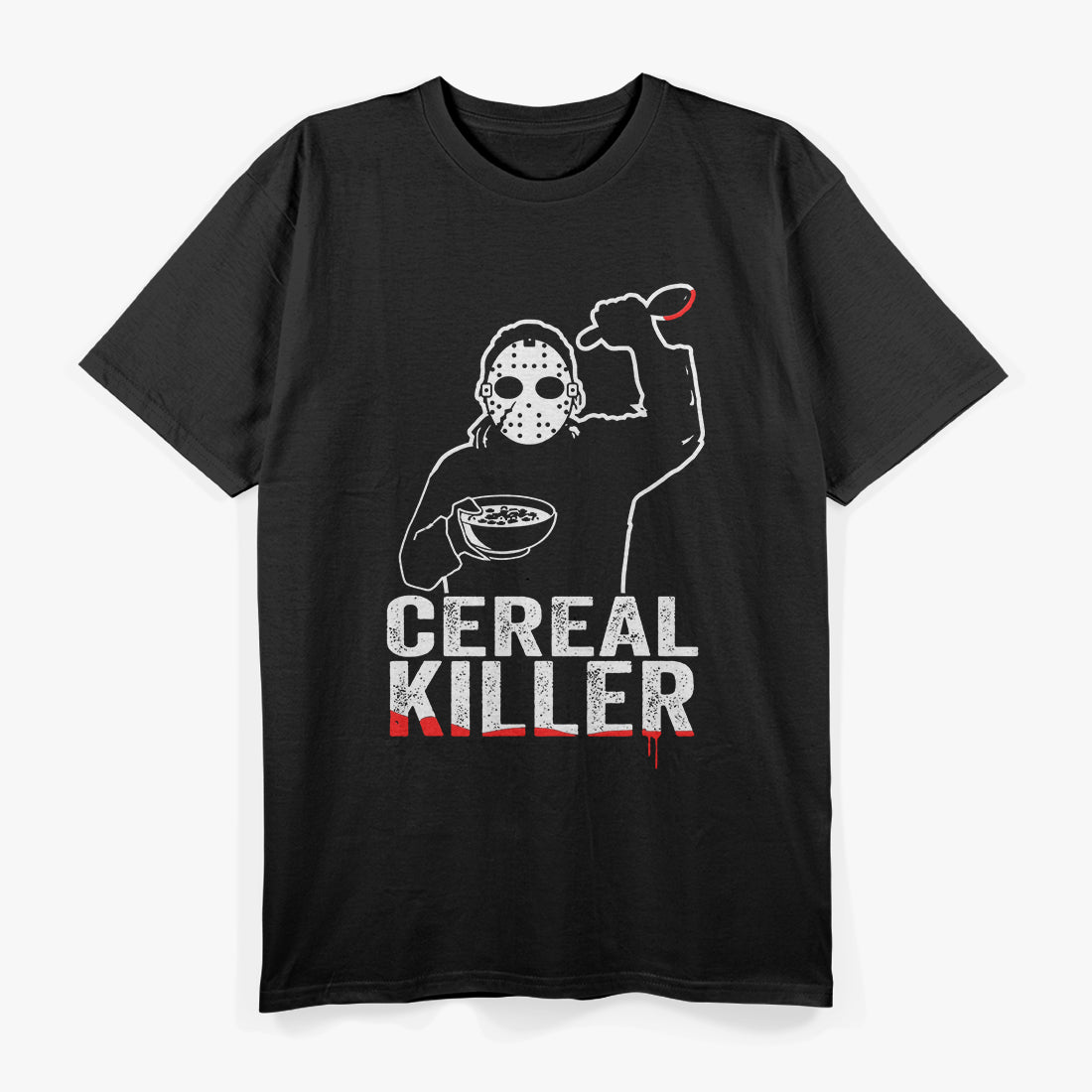 Funny Cereal Killer – Breakfast Humor Parody T-Shirt