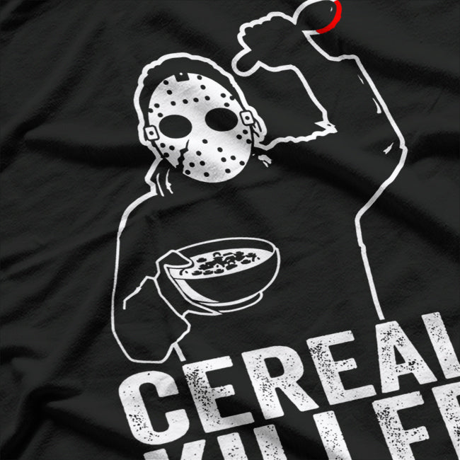 Funny Cereal Killer – Breakfast Humor Parody T-Shirt