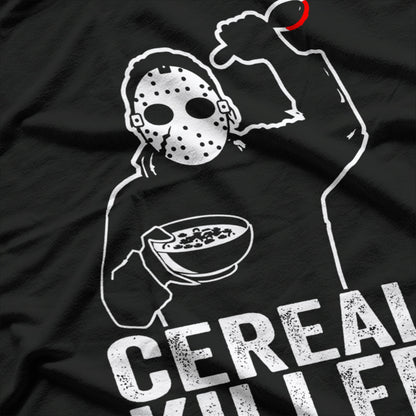 Funny Cereal Killer – Breakfast Humor Parody T-Shirt