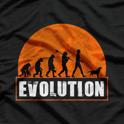 Labrador Retriever Dog Evolution Comedy T-Shirt