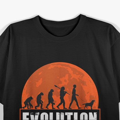 Labrador Retriever Dog Evolution Comedy T-Shirt