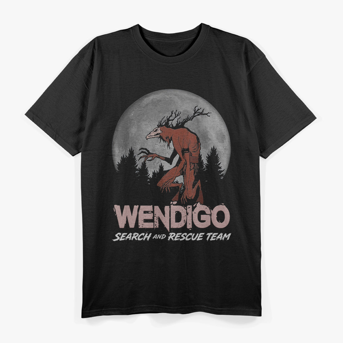 Wendigo & Skinwalker - A Funny Take on Cryptid Folklore T-Shirt