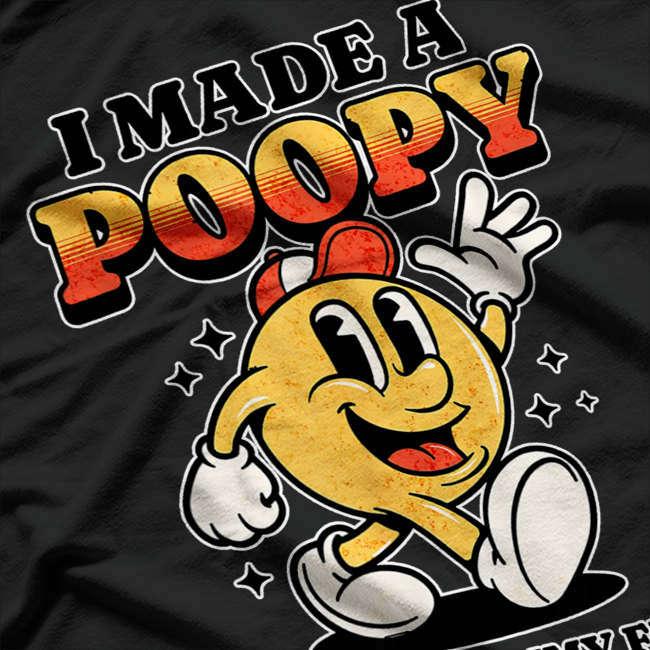 Playful Poop Meme – Comedy Adult Humor Graphic T-Shirt