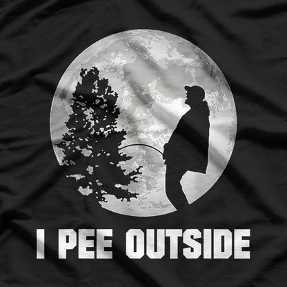 Lover I Pee Outside Camping Humor T-Shirt