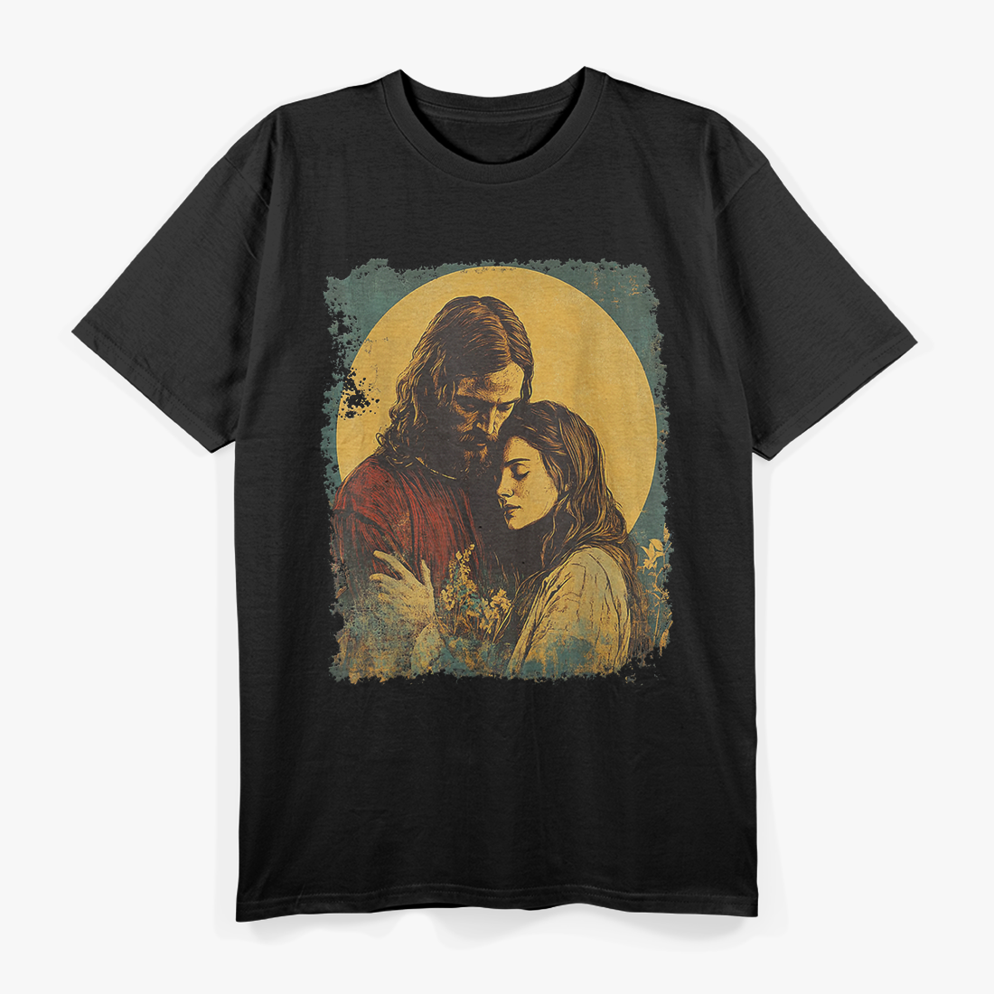 Sacred Trio – Retro Faith-Inspired Christian Design T-Shirt