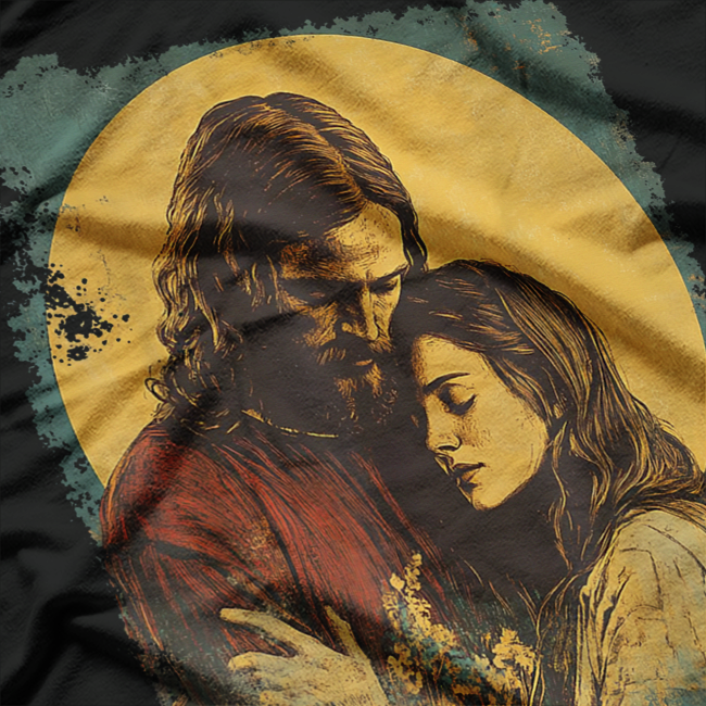 Sacred Trio – Retro Faith-Inspired Christian Design T-Shirt