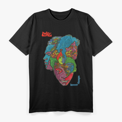 Love Forever Changes Inspired Graphic Retro Music Vibes T-Shirt