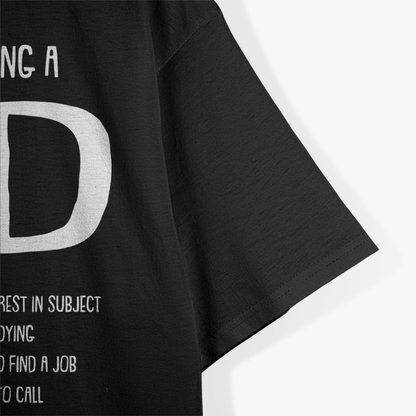 Motivation PHD Funny PH.D Chart Grad Candidate Student T-Shirt