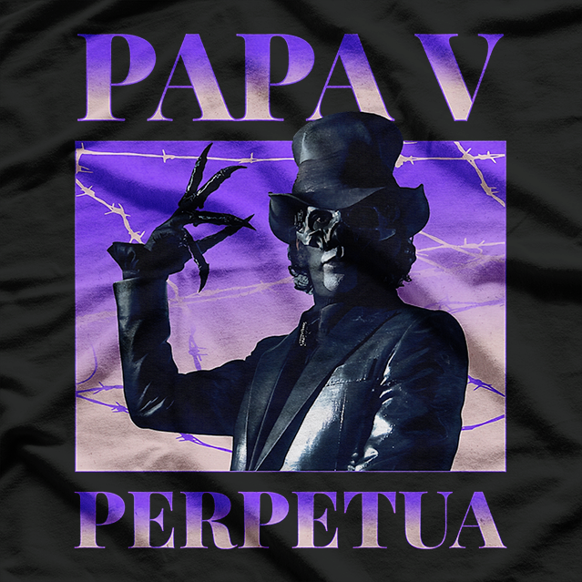 Old School Bootleg Vibes – Papa V Perpetua Graphic T-Shirt