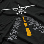Plane Pilot Airport Runway Aviation Flight T-Shirt
