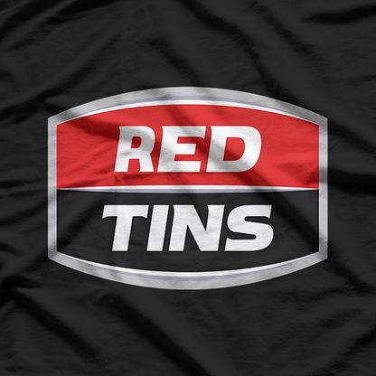 Red Tins West End Inspired Vintage Beer Pub Style Graphic T-Shirt