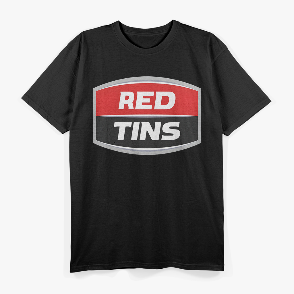 Red Tins West End Inspired Vintage Beer Pub Style Graphic T-Shirt