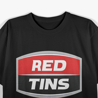 Red Tins West End Inspired Vintage Beer Pub Style Graphic T-Shirt