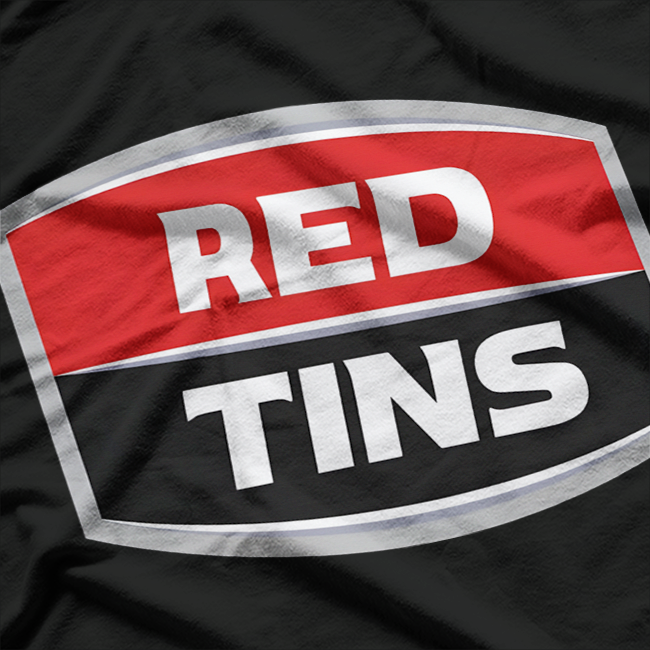 Red Tins West End Inspired Vintage Beer Pub Style Graphic T-Shirt