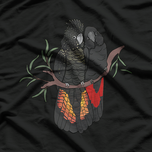 Red-Tailed Black Cockatoo – Stunning Australian Bird Graphic T-Shirt