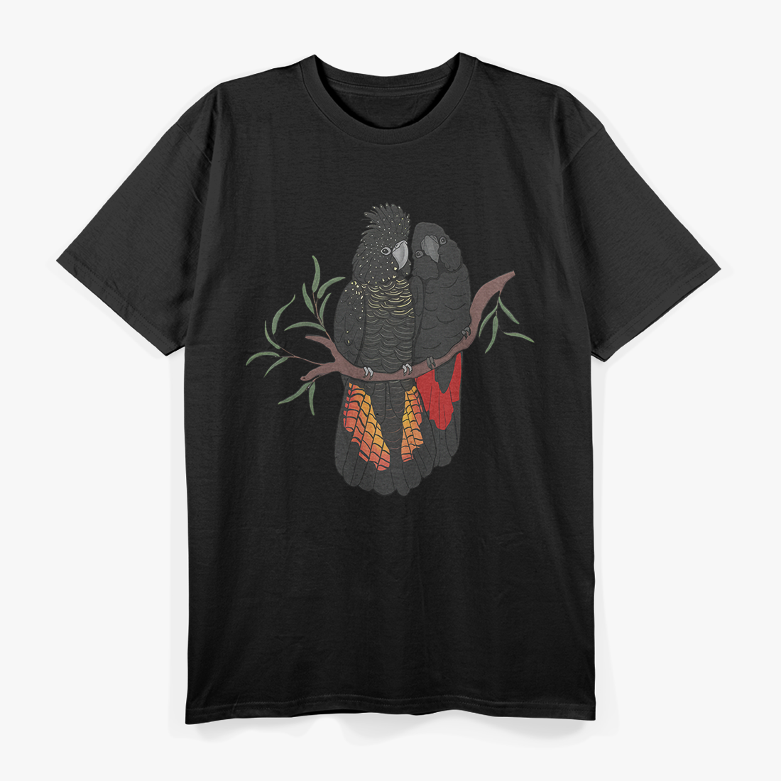 Red-Tailed Black Cockatoo – Stunning Australian Bird Graphic T-Shirt