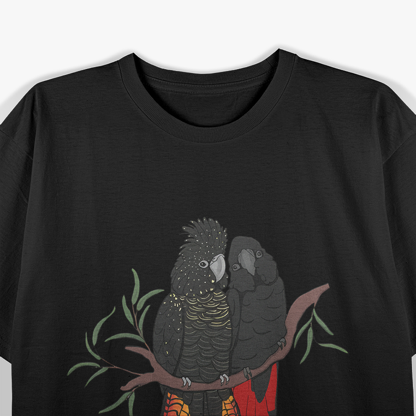 Red-Tailed Black Cockatoo – Stunning Australian Bird Graphic T-Shirt