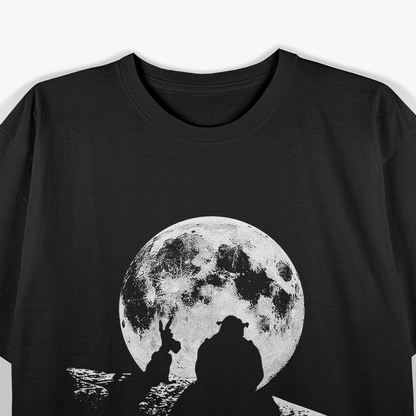Funny Green Ogre Parody  Donkey Silhouette Graphic  T-Shirt