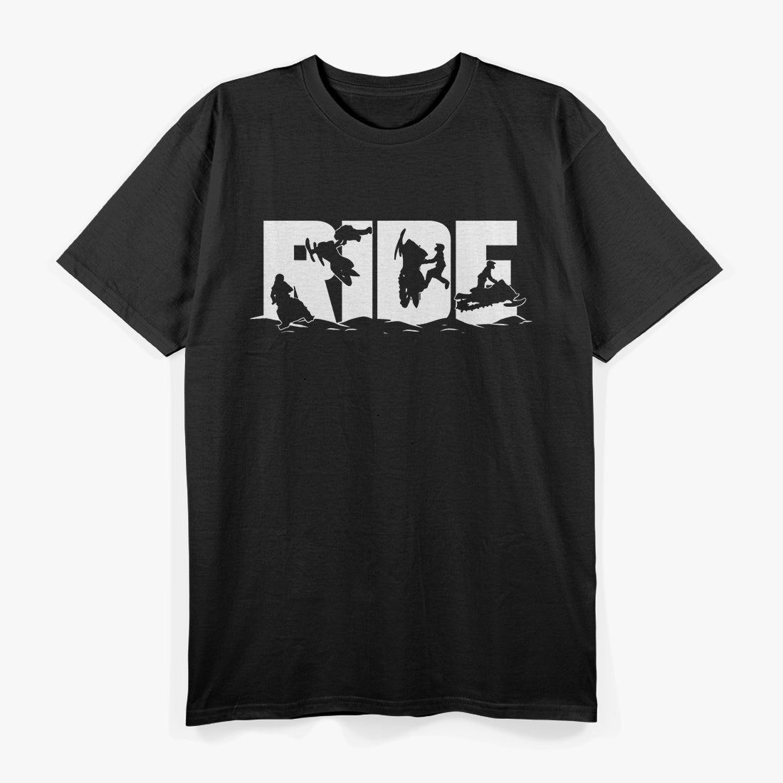 Snowmobile Ride Snowmobiling Winter Sport Gift T-Shirt