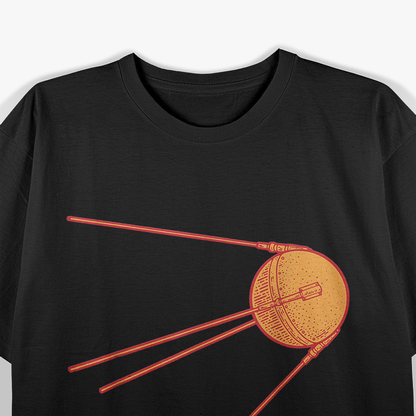 Sputnik Era – Vintage Soviet Space Exploration Tribute Love T-Shirt