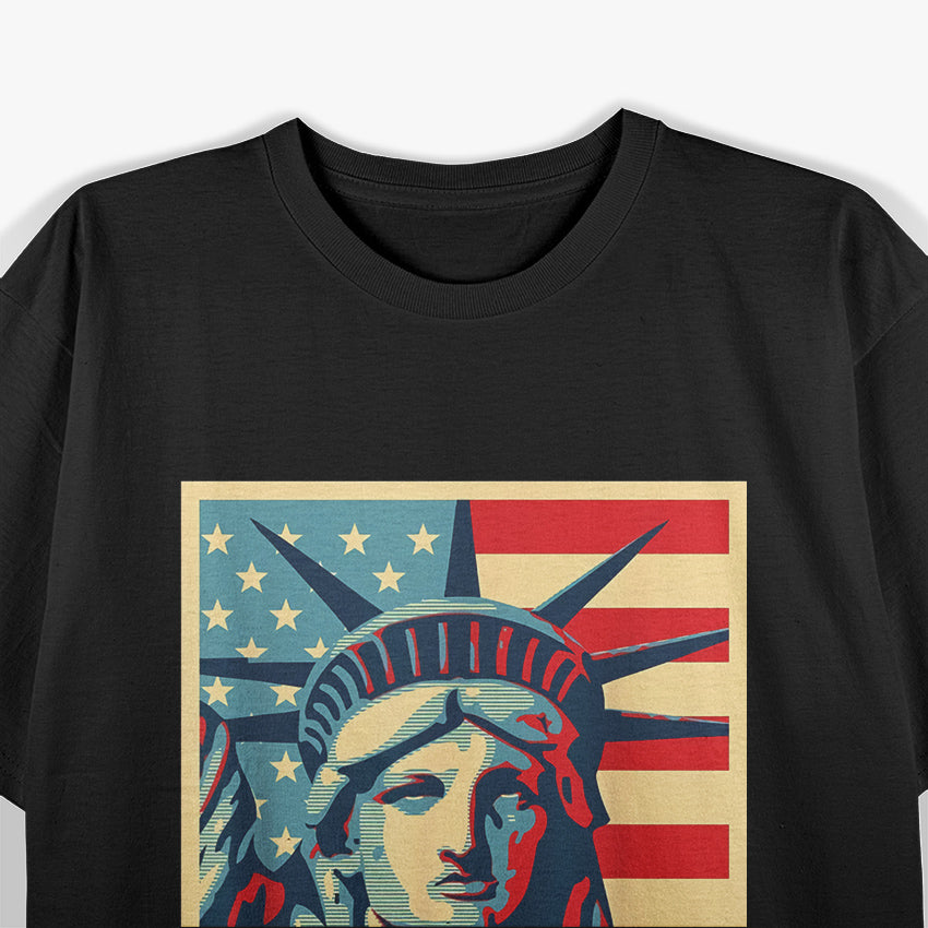 Statue of Liberty – Patriotic American Freedom T-Shirt
