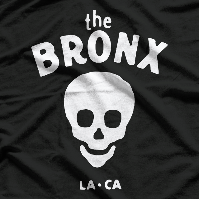 Retro Skull Logo Graphic – The Bronx Inspired Artwork T-Shirt