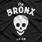 Retro Skull Logo Graphic – The Bronx Inspired Artwork T-Shirt