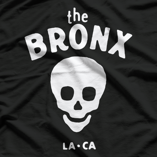 Retro Skull Logo Graphic – The Bronx Inspired Artwork T-Shirt