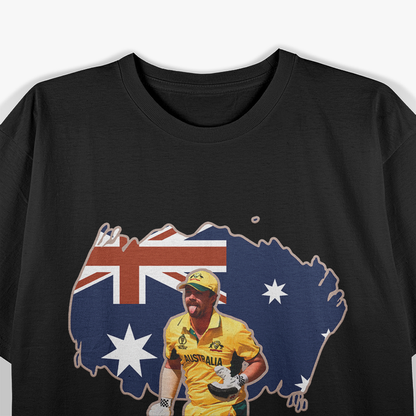 Cricket Legend Tribute – Australian Batter Head Fan Love T-Shirt
