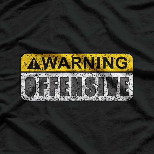 Funny Warning Quote – Retro Movie Inspired Artwork T-Shirt