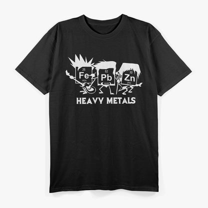 Funny Chemistry Heavy Metals For Science Enthusiasts T-Shirt