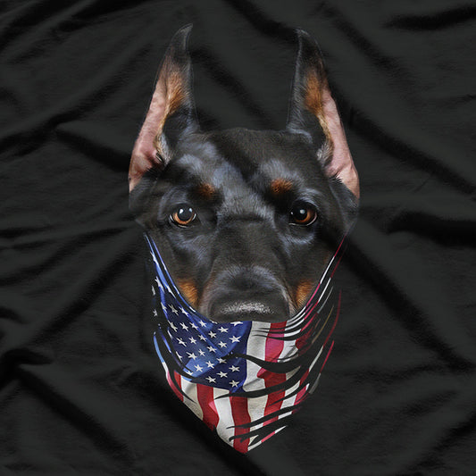 Patriotic Doberman Dog American Pride T-Shirt