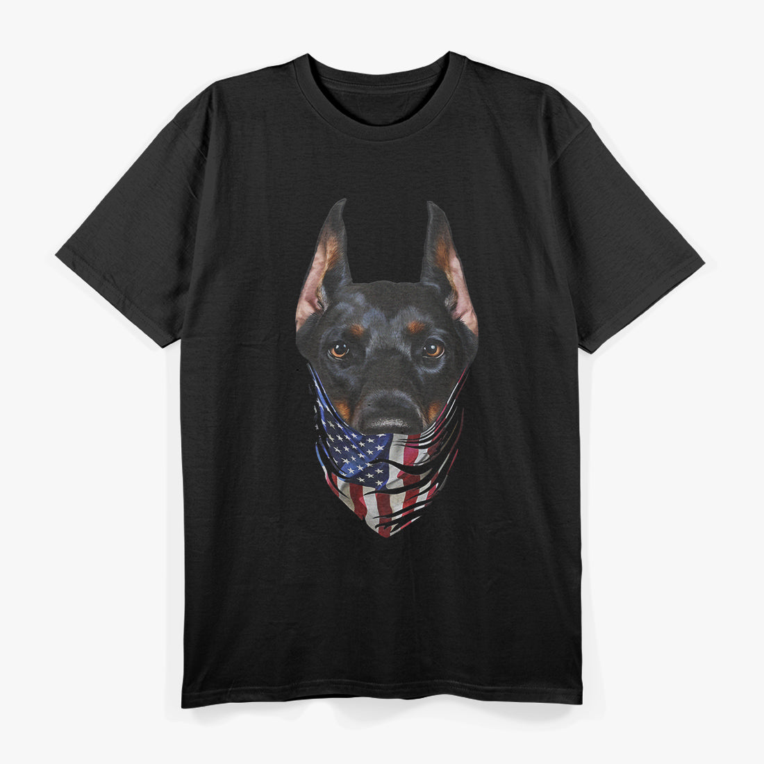 Patriotic Doberman Dog American Pride T-Shirt