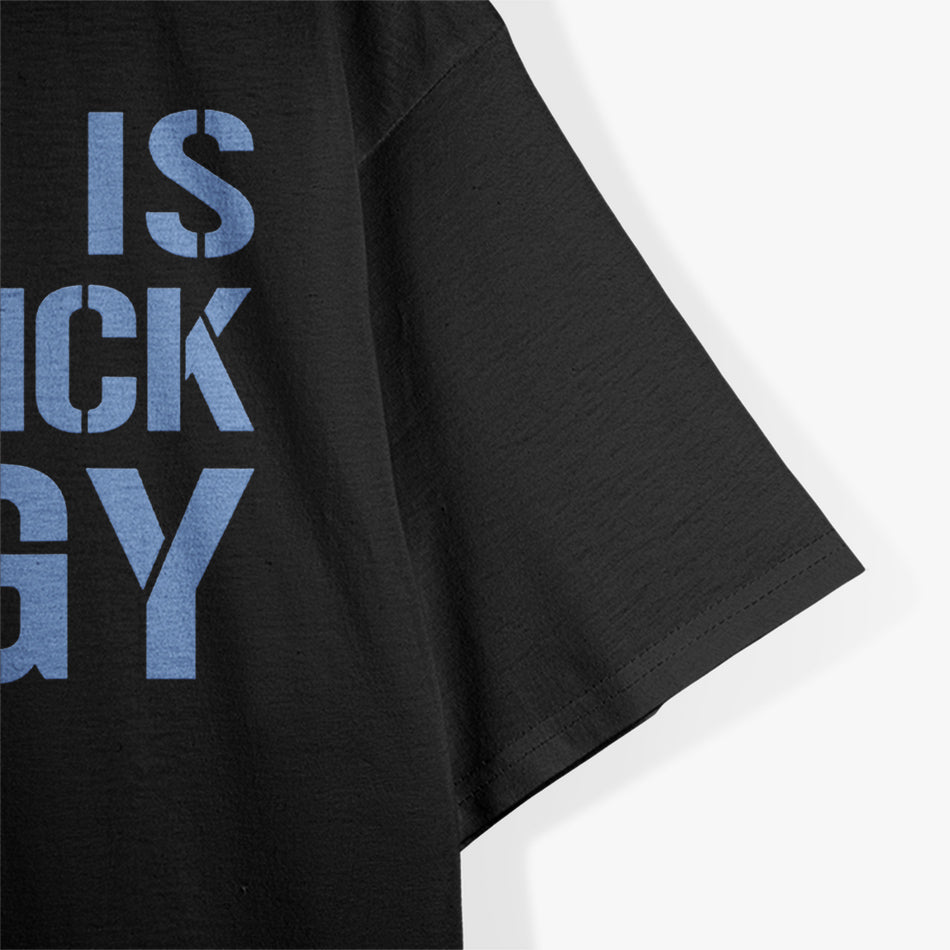 Racism Is Small Dick Energy - Anti-Racism and Anti-Fascism Statement T-Shirt