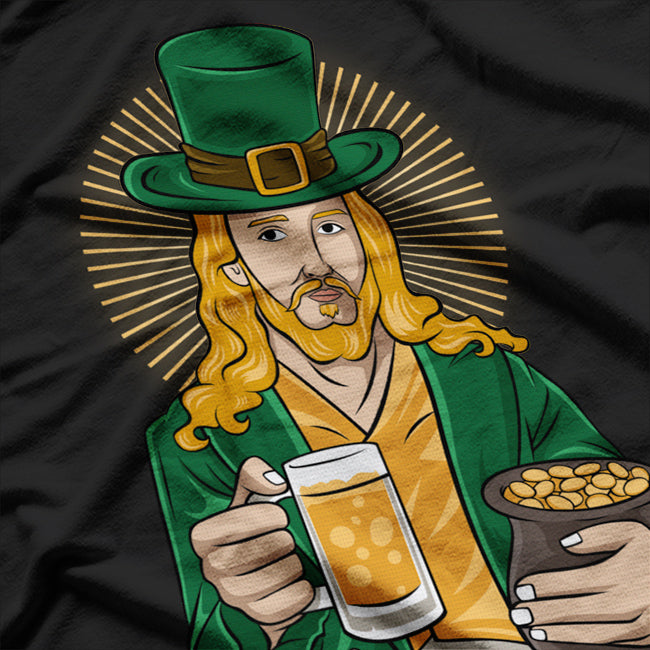 Funny St. Patrick’s Day Jesus Leprechaun T-Shirt