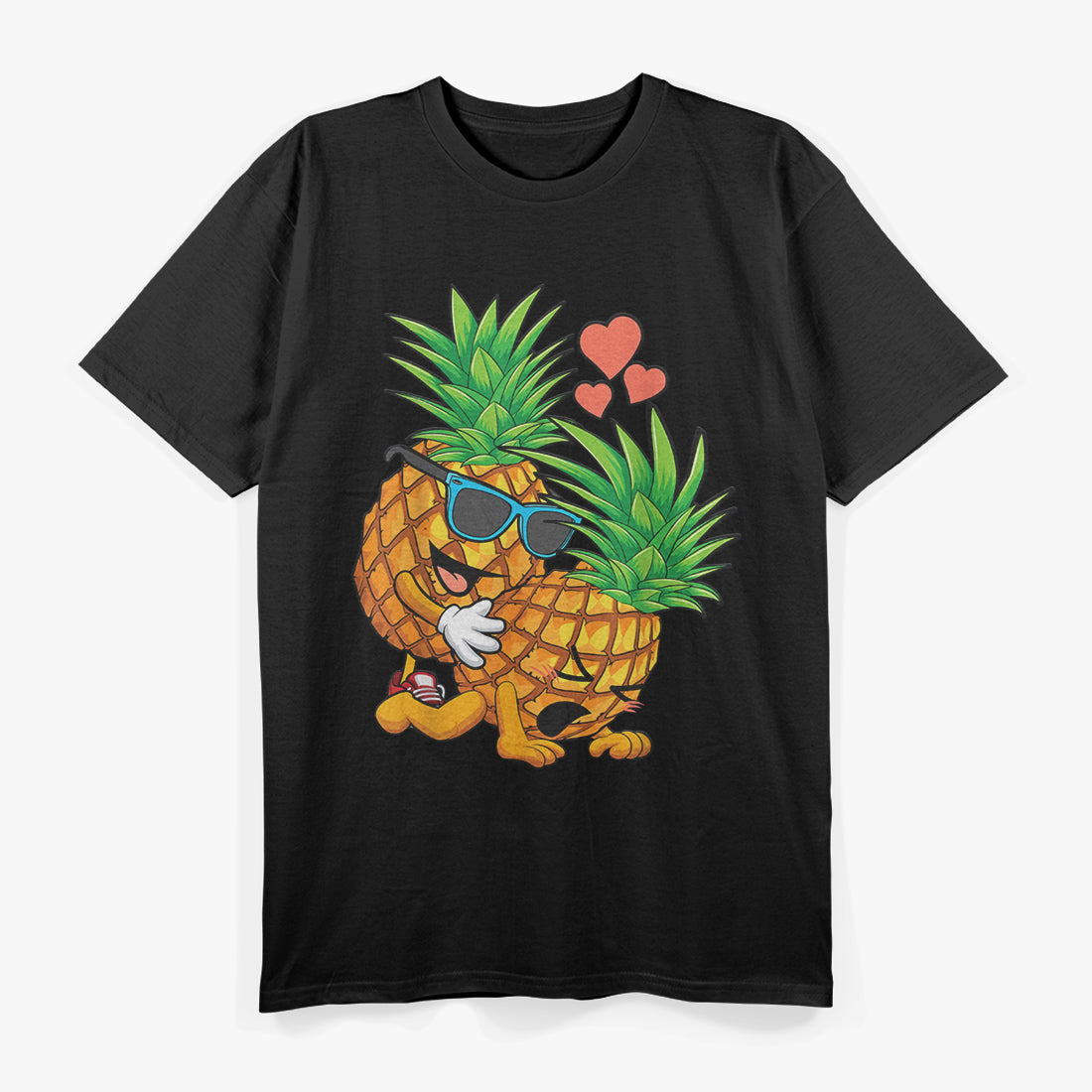 Funny Upside Down Pineapple - Quirky and Playful T-Shirt