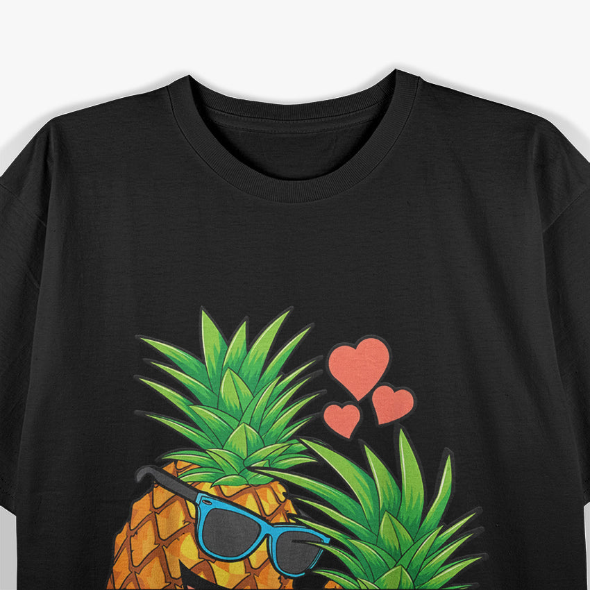 Funny Upside Down Pineapple - Quirky and Playful T-Shirt