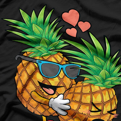 Funny Upside Down Pineapple - Quirky and Playful T-Shirt