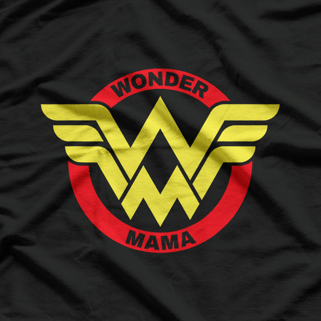 Wonder Mama Funny Motherhood Graphic T-Shirt