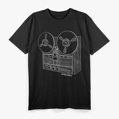 Cassette Tape & Reel-to-Reel - Analog Sound System Nostalgia T-Shirt