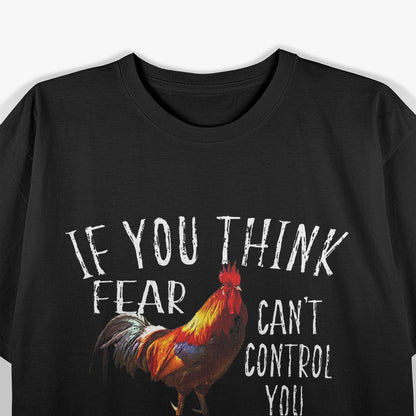 Crazy Rooster Bringing Farmyard Chaos Funny Chicken Lovers T-Shirt